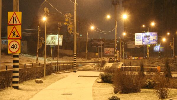 Первый снег в Самарской области. Событийное фото.