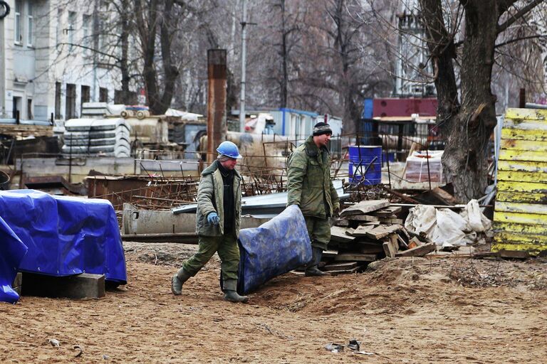 Строительство станции метро Алабинская в Самаре