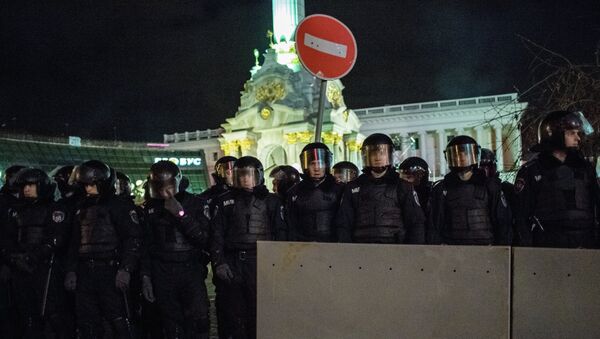 Полиция вытеснила митингующих с площади Независимости. Архивное фото
