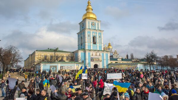 В Киеве продолжаются народные волнения