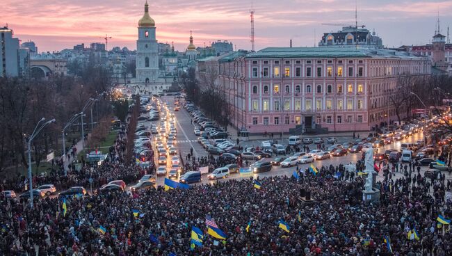 В Киеве продолжаются народные волнения