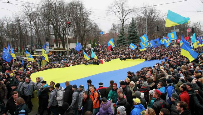 Акция протеста в Киеве