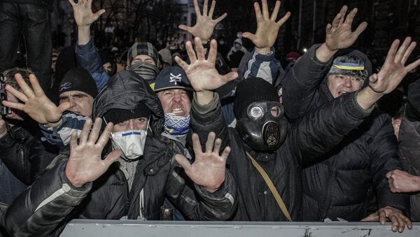 Акция сторонников евроинтеграции Украины. Фото с места событий