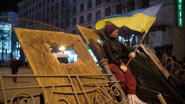 Протесты сторонников евроинтеграции Украины. Фото с места событий