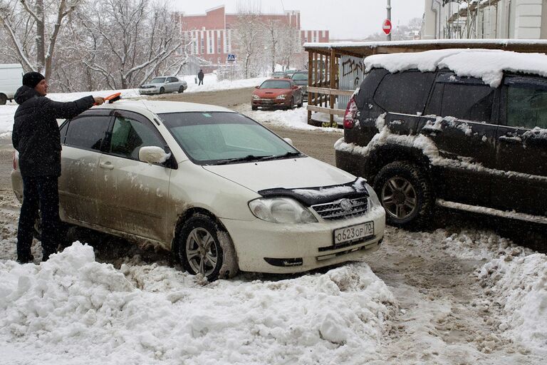 Снежная каша и снежная сказка: в Томске наступила зима за одну ночь