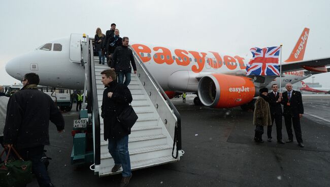 Самолет авиакомпании EasyJet. Архивное фото