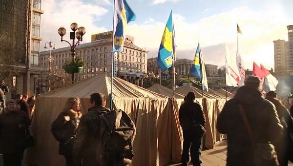 Киев сегодня: помощь раненым и жизнь палаточного городка на Майдане