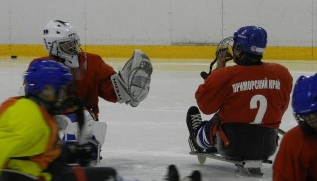 Команда Приморского края по следж-хоккею - хоккею на колясках, Краевая федерация спорта инвалидов Команда Приморского края по следж-хоккею - хоккею на колясках, Краевая федерация спорта инвалидов