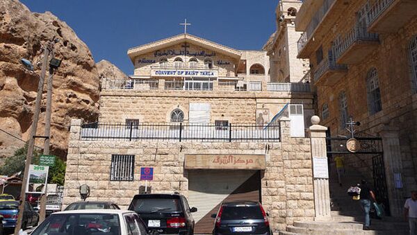 Монастырь Святой Феклы в Маалюле, архивное фото