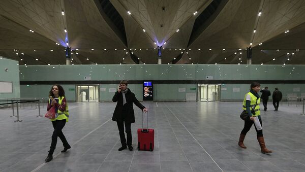 Открытие нового терминала петербургского аэропорта Пулково, архивное фото