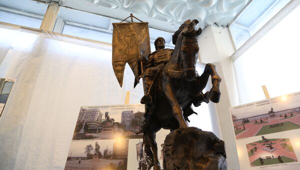 Эскиз памятника основателю Самары, архивное фото
