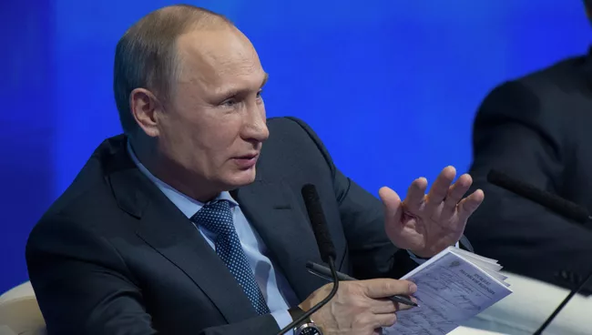 В.Путин принял участие в конференции Общероссийского народного фронта Форум действий