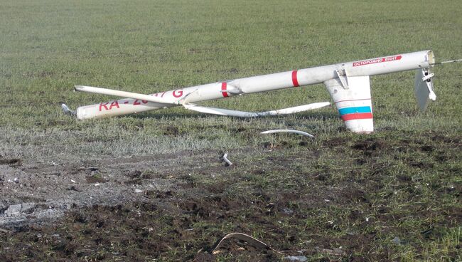 На месте падения вертолета в ростовском Муравейнике