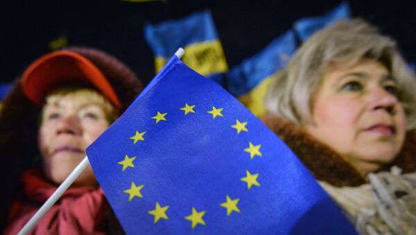 Сторонники евроинтеграции Украины
