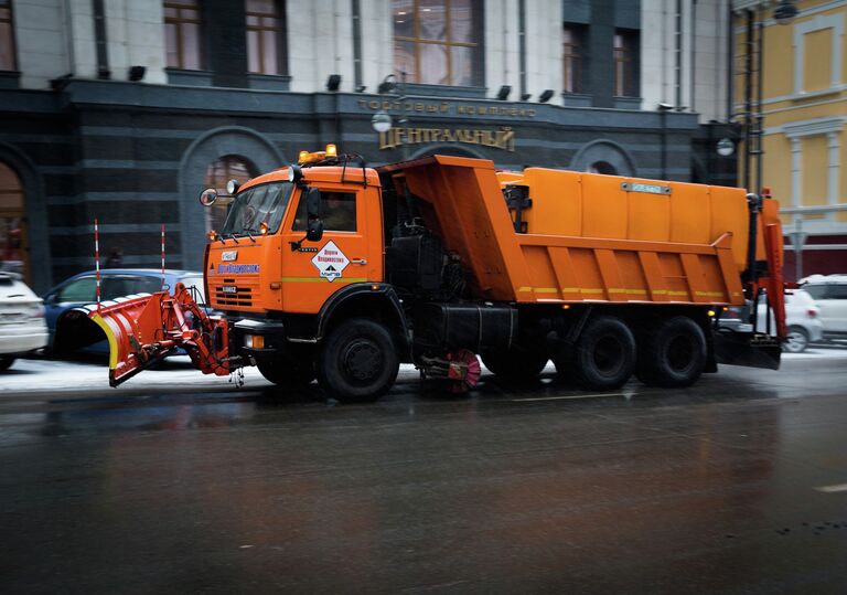 Снегопад во Владивостоке