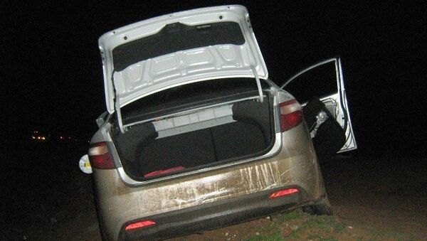 Автомобиль несовершеннолетнего астраханца, который погиб, протаранив фуру, фото с места события