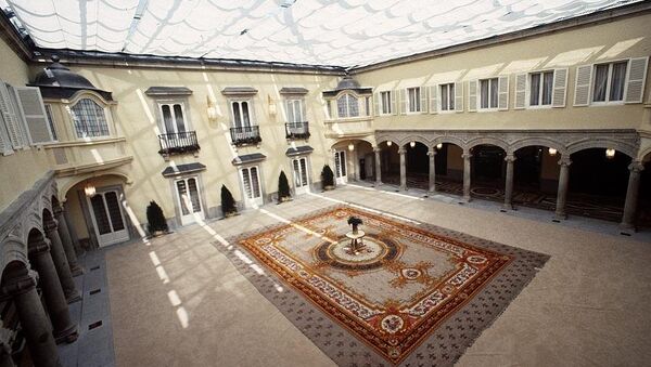 Хрустальный купол дворца Эль-Пардо в Мадриде. Архивное фото