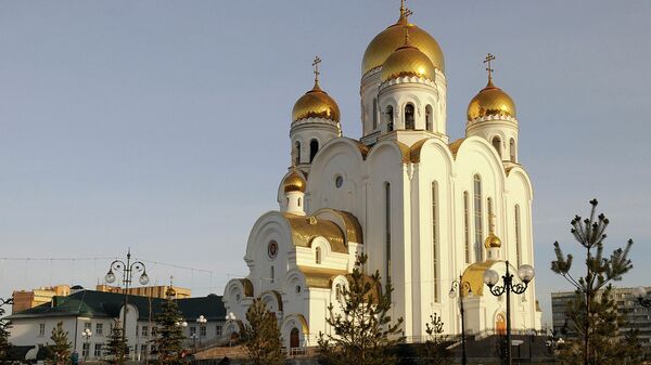 Христорождественский храм в Красноярске, архивное фото