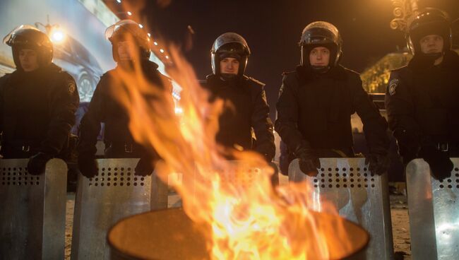 Акция сторонников евроинтеграции на площади Независимости в Киеве. Фото с места событий