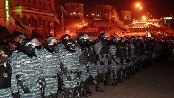Спецназ у Майдана в Киеве. Фото с места событий