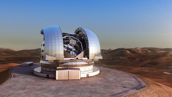 Башня будущего телескопа E-ELT