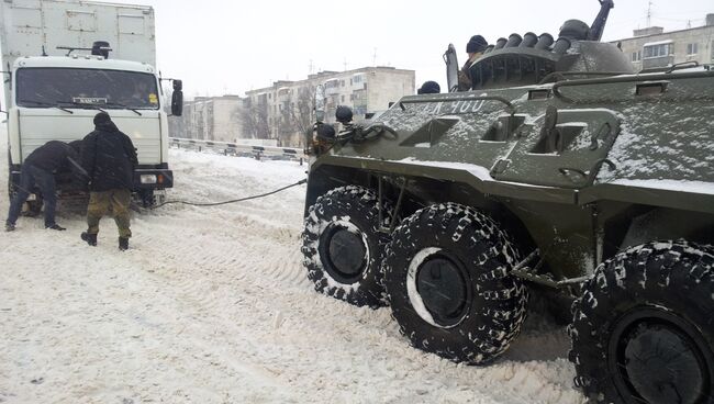 Непогода в Волгограде. Событийное фото.