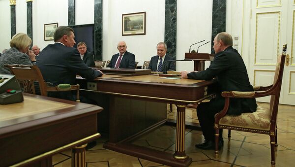Встреча В.Путина с судьями Конституционного суда РФ. Фото с места события