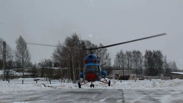 Открытие вертолетной площадки при детской больнице в Костроме