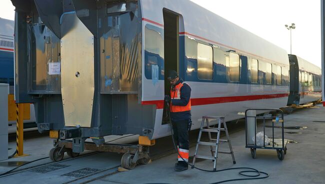 Завод по строительству поездов Talgo в Испании. Архивное фото