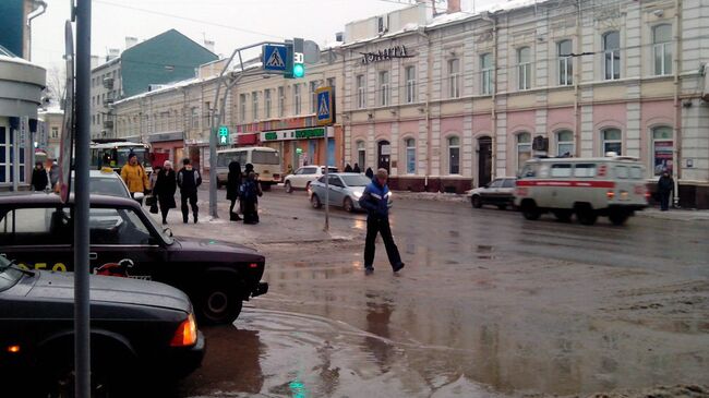Дождь в декабре в Томске, фото с места событий