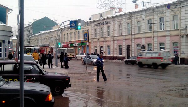 Дождь в декабре в Томске, фото с места событий