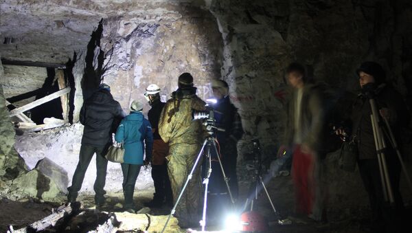 Фотосъемка в пещере, фото с места события