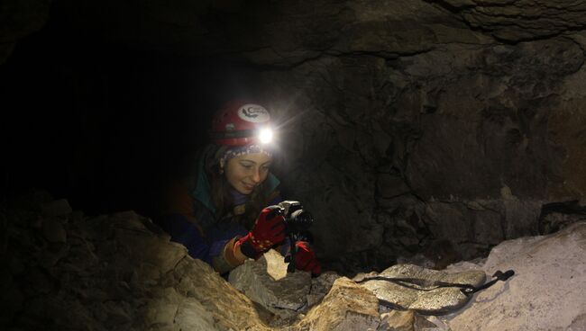 Фотосъемка в пещере, фото с места события