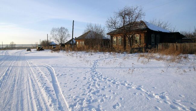 Российская деревня. Архивное фото