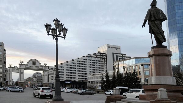 Триумфальная арка в Красноярске