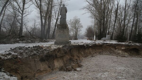 Историческое кладбище в Барнауле, которое было перекопано для строительства церкви