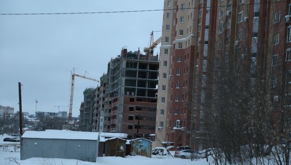 Строительство жилья в Самарской области, архивное фото