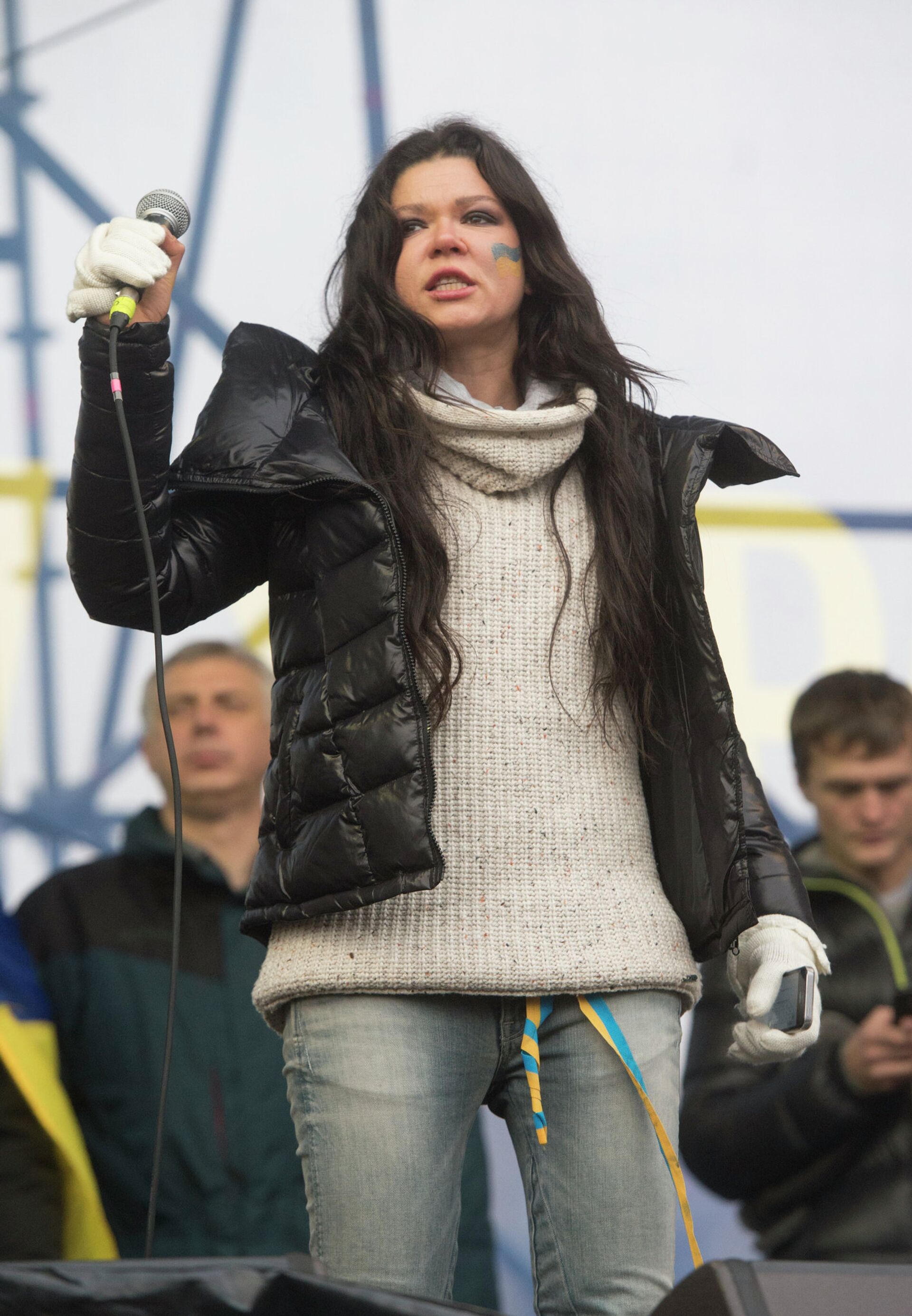 Певица Руслана на митинге сторонников евроинтеграции Украины  - РИА Новости, 1920, 12.03.2021