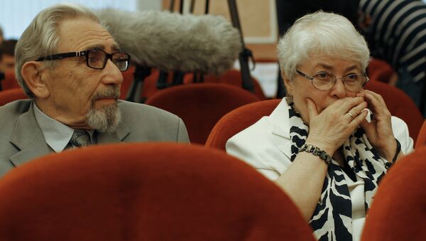 Родители Михаила Ходорковского Борис и Марина Ходорковские, архивное фото