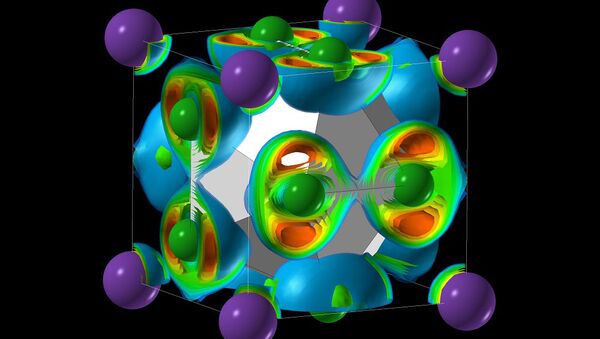 Компьютерная модель молекулы невозможной соли NaCl3