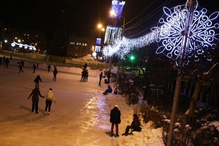 Новогоднее украшение Самары