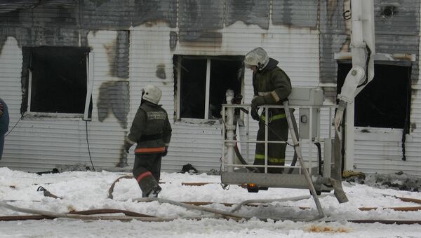 Пожар уничтожил инкубатор томской птицефабрики