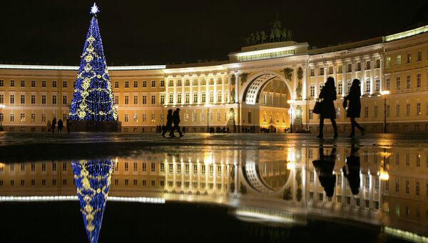 Новогодняя елка на Дворцовой площади