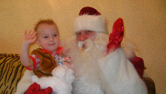 Андрей Сидоров, актер Томского драматического театра в роли Деда Мороза