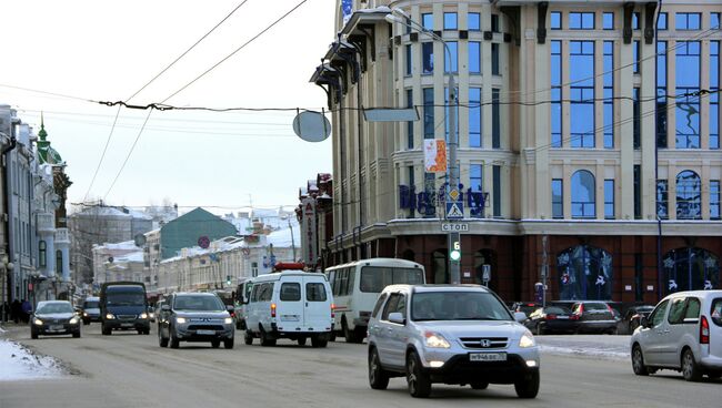 Проспект Ленина в Томске, фото из архива