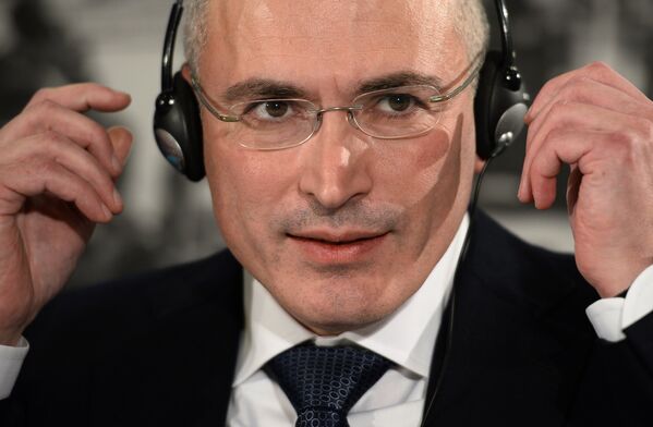 Экс-глава нефтяной компании ЮКОС Михаил Ходорковский