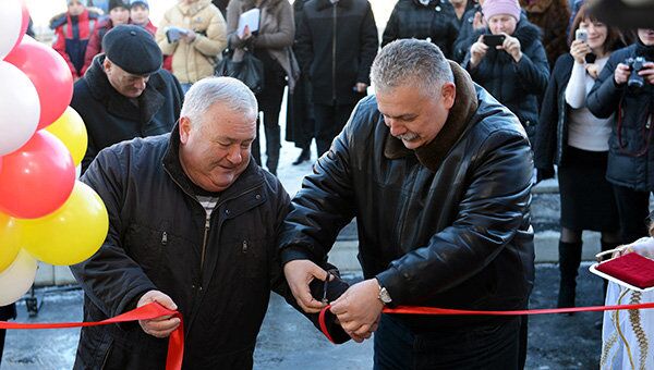 Открытие нового спортивного комплекса в селении Карджин
