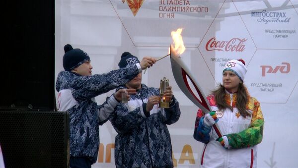 Олимпийский огонь начал шествие по Самаре