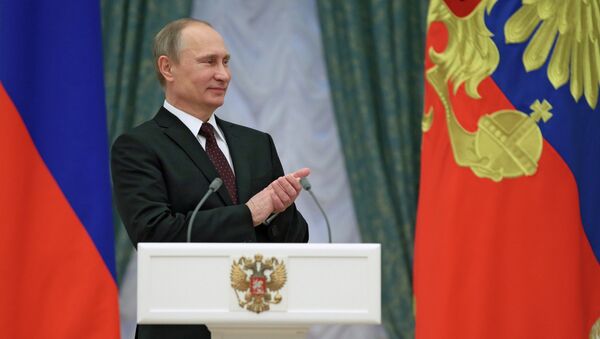 Встреча В.Путина с победителями и призерами Всемирной зимней Универсиады. Фото с места события
