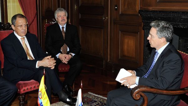 Экс-президент Колумбии Альваро Урибе. Архивное фото